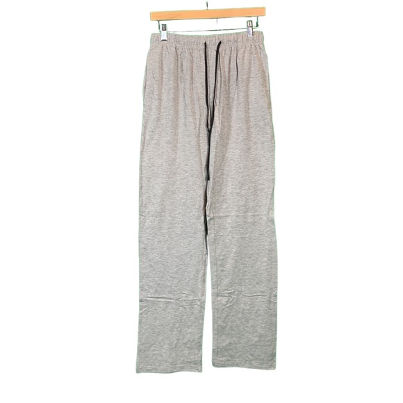 CYZ Comfortable Jersey Cotton Knit Lounge Sleep Pants - Black Grey - 2 pack - Picture 4 of 8